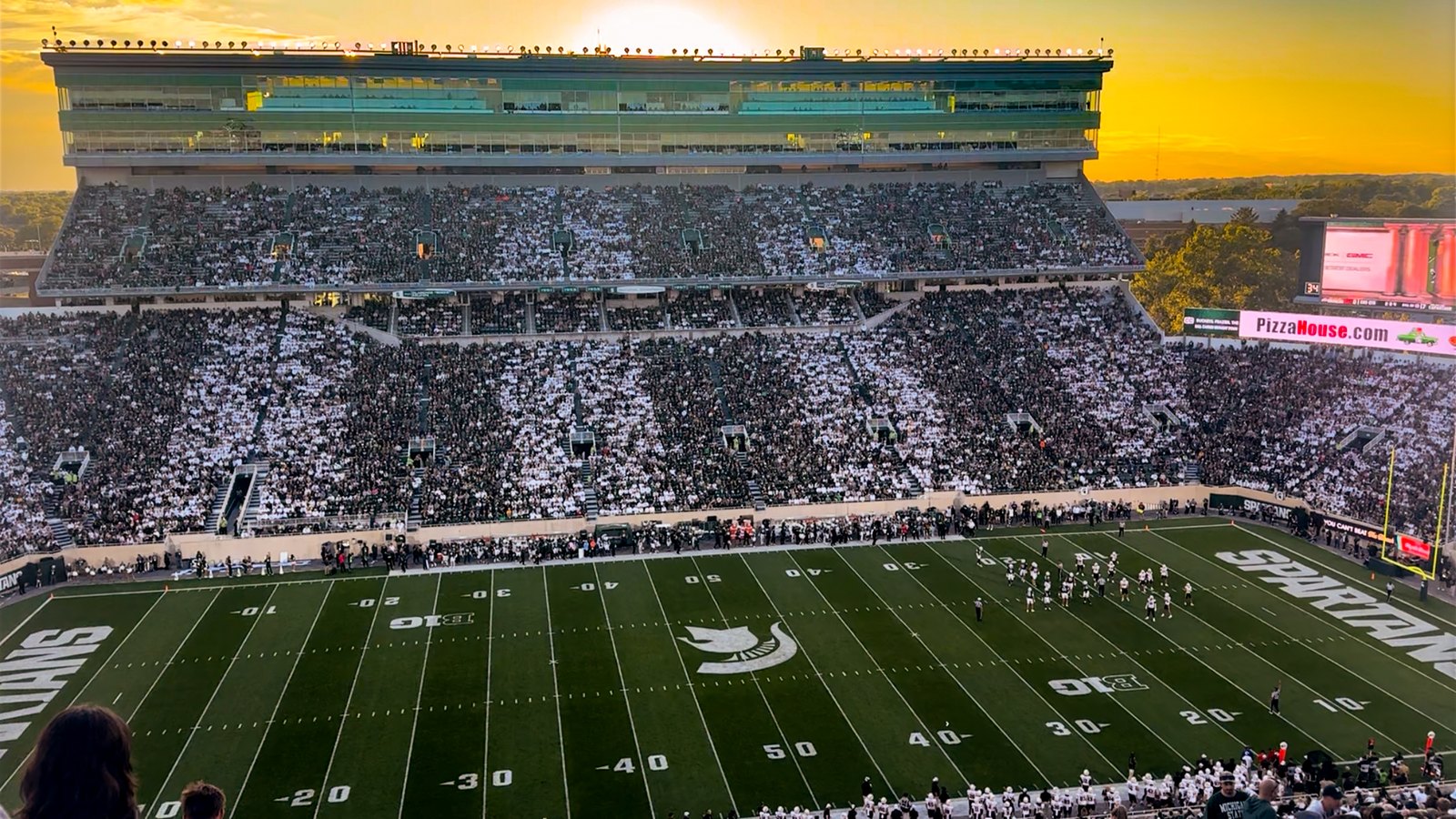 Spartan Stadium during Michigan State's home opener