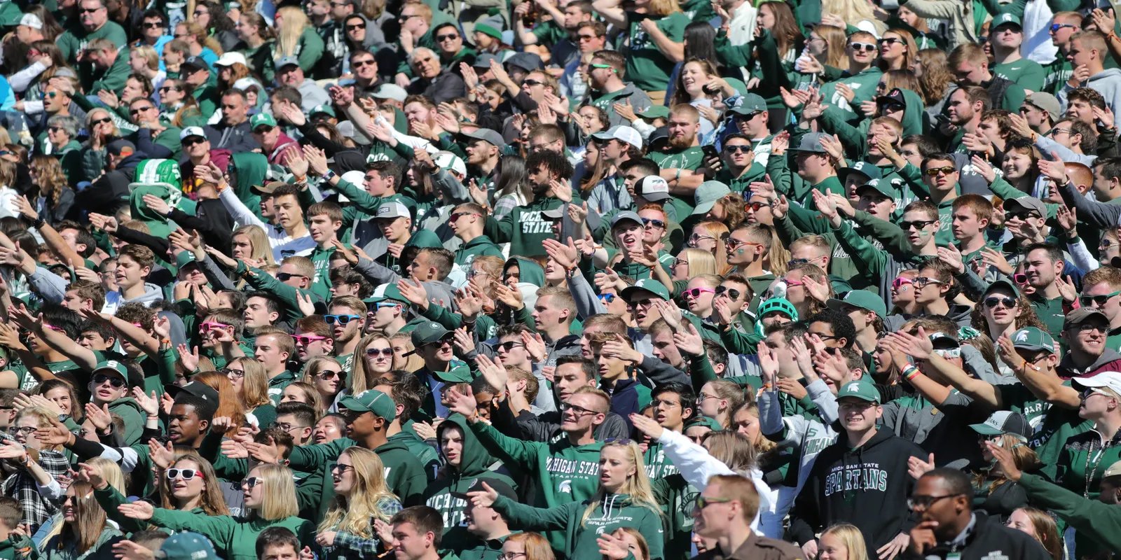 Tailgate scene outside Spartan Stadium