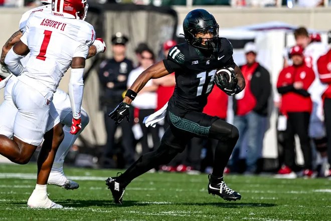 Receiver running after the catch
